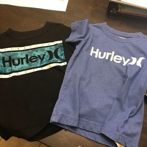 two 4t Hurley shirts